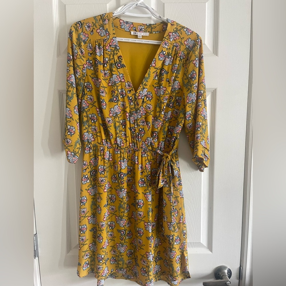 DR2 Yellow Floral Dress